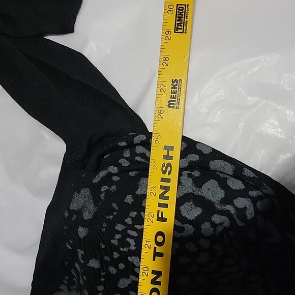 Nwt Patrizia Luca Embellished Knit Sweater High Low Hem Blue Eye Leopard Tiger - Picture 5 of 5